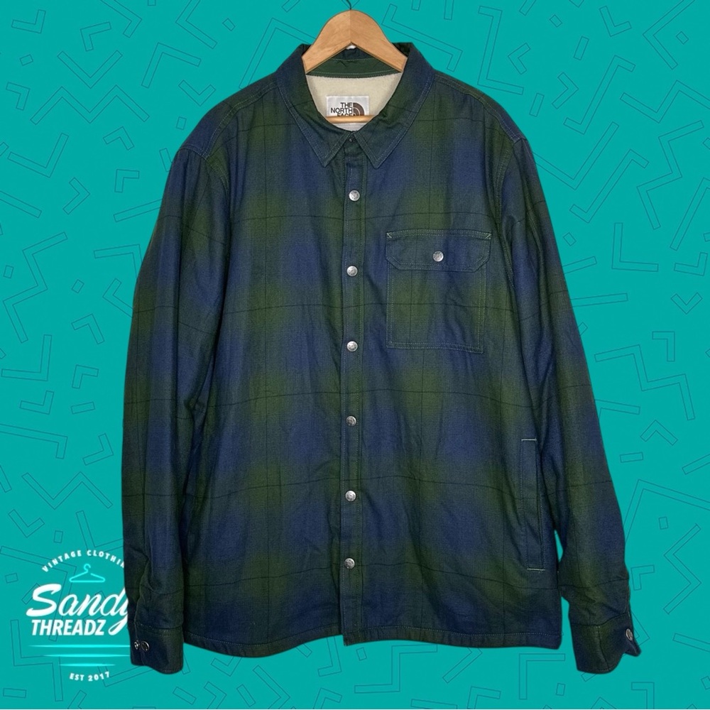 The North Face Campshire Sherpa Lined Shirt Jacket - Picture 2 of 7